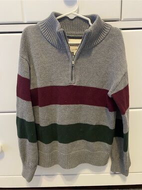 Stitch & Stone Quarter-Zip Sweater / Size 6 / GUC